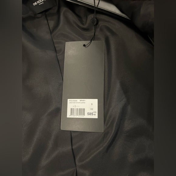 The Kooples (faux) fur coat Brand New with tags! - Picture 7 of 10